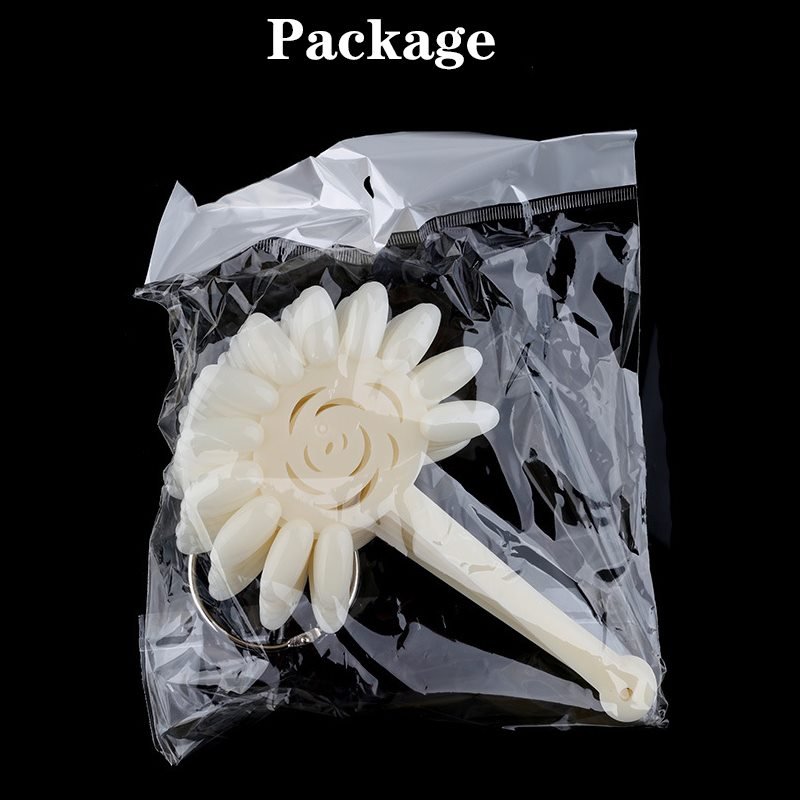 120 Tips Sunflower Design Nail Art Color Chart Display Gel Polish Color ...