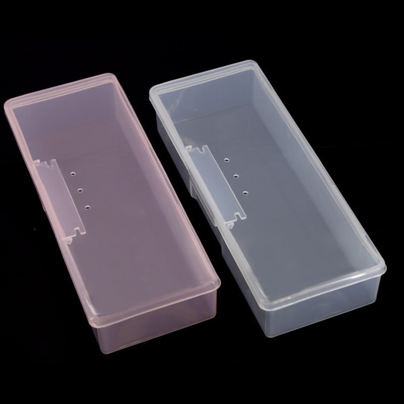 Nail Art Sanding Buffer files Brush Accessories Tools Plastic Storage ...